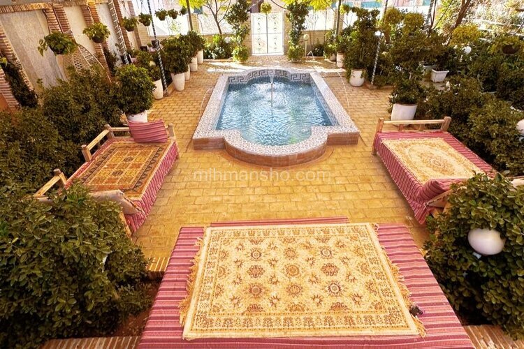 ویلا مبله دوخواب خانه مروارید 1 در کاشان