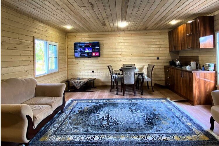 کلبه دوبلکس چوبی دوخواب در ماسال