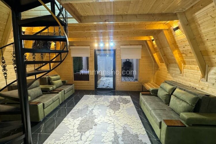 کلبه سوئیسی مبله دوخواب 3 در شیرگاه