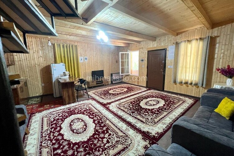 کلبه دوبلکس جکوزی دار جنگلی دو خواب در ماسال