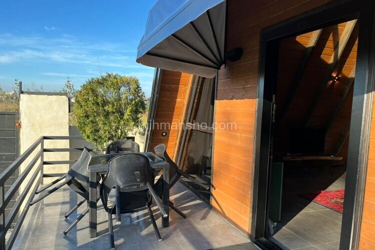 کلبه سوئیسی دوبلکس دوخواب لوکس راش در چالوس