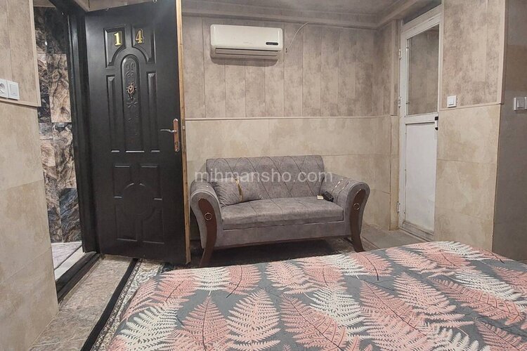 واحد تکخواب مبله جکوزی دار زمرد 14 در هتل آپارتمان بابلسر