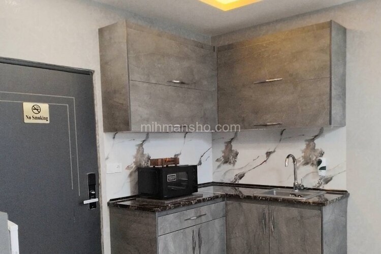 واحد مبله دوخواب  چهار نفره دبل در هتل آپارتمان در بندرانزلی