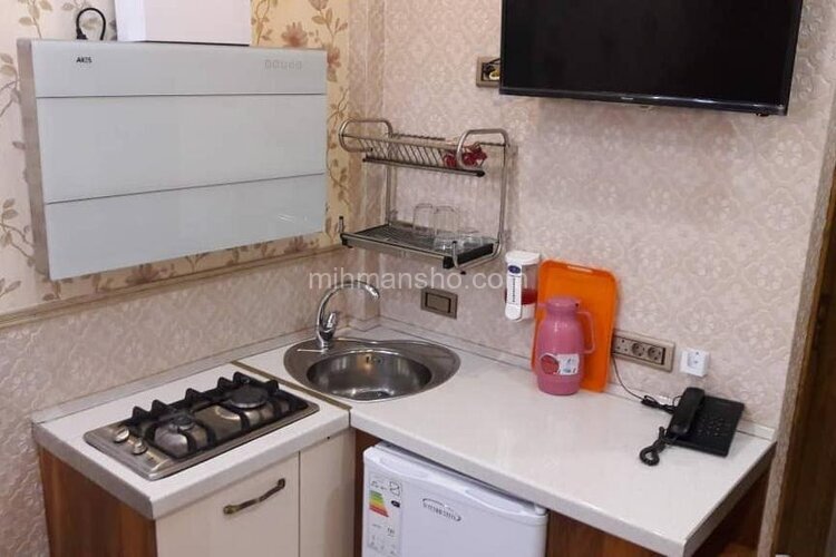 اتاق دونفره لوکس در هتل آپارتمان در مشهد
