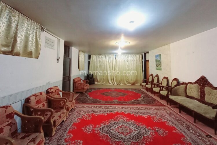 ویلا مبله دو طبقه دوخواب لب آب در باغ بهاردان