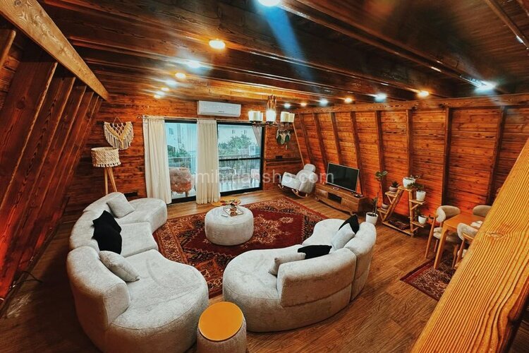 کلبه سوئیسی تریپلکس سه خواب در رامسر