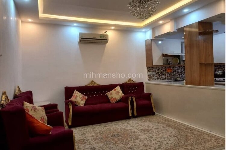 باغ ویلا تکخواب دربست جنگلی نور در باغ بهادران