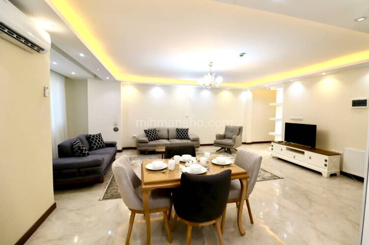 آپارتمان مبله سه خوابه جمهوری 6 در شیراز