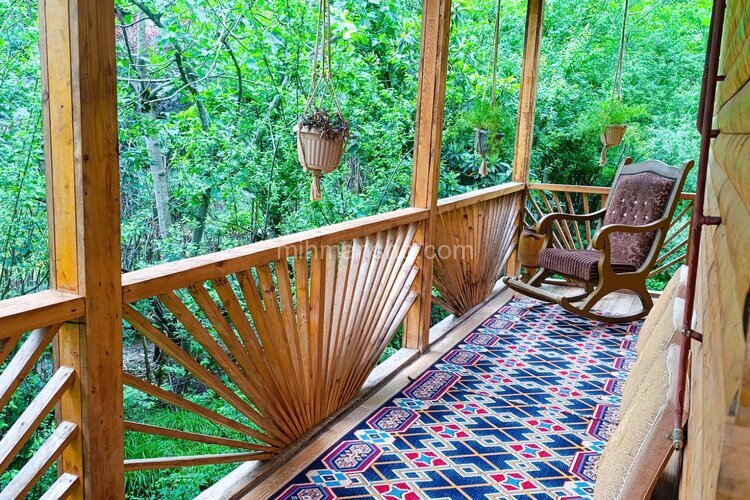 کلبه چوبی دوخواب گیلداد مبله در رشت