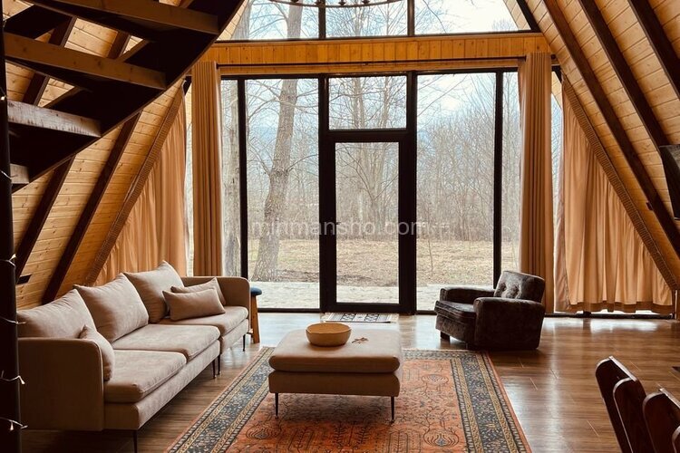 کلبه سوئیسی مبله دوبلکس دو خواب در کلاردشت