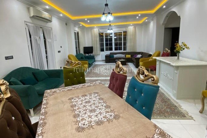 واحد دوخواب مبله در طبقه اول ویلای دو طبقه ماسال