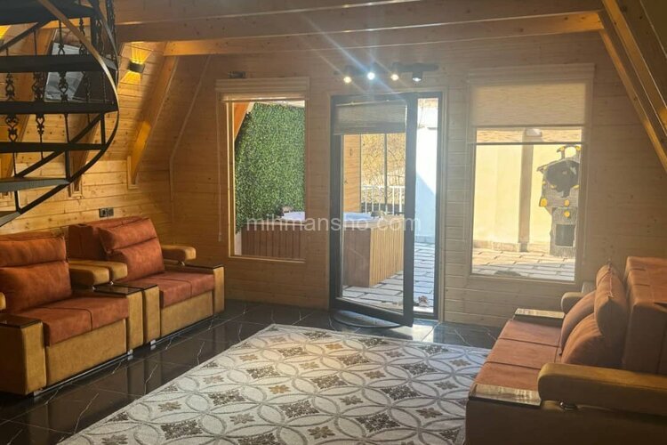 کلبه سوئیسی مبله دوخواب 4 در شیرگاه