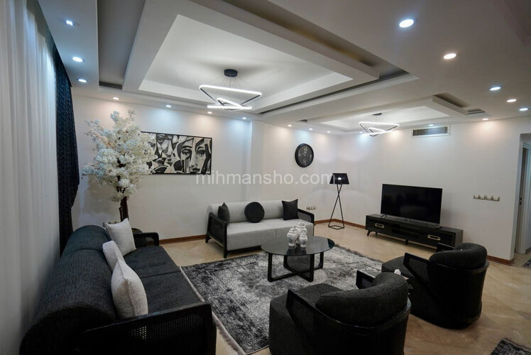 آپارتمان مبله دوخواب جکوزی دار لوکس در سعادت آباد