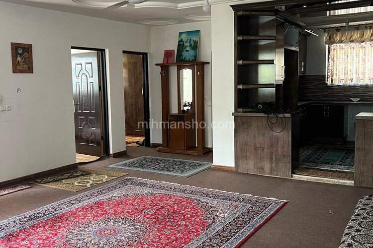 واحد مبله دوخواب طبقه همکف ویلا ابریشم در اسالم