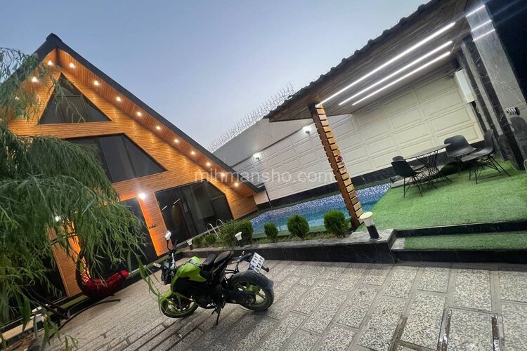 کلبه سوئیسی استخردار تریپلکس دوخواب در سهیلیه چهارباغ