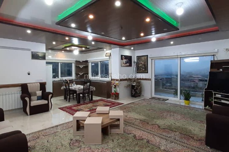 واحد تکخواب مبله در طبقه همکف ویلا بابل