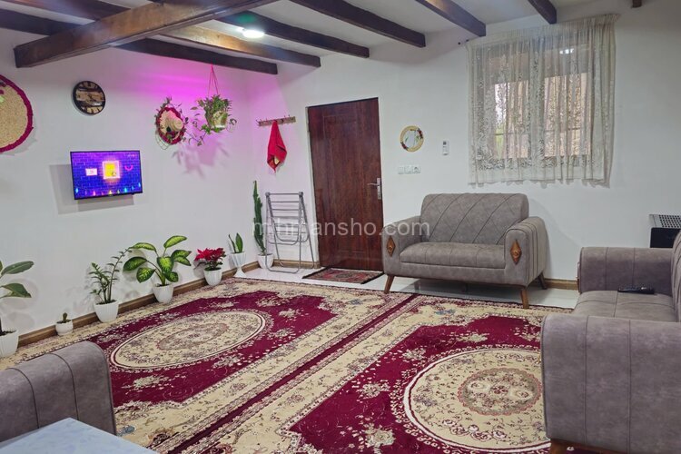 کلبه چوبی دوبلکس دوخواب در فومن