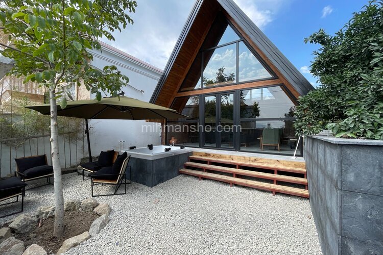 کلبه سوئیسی جکوزی دار دوخواب فرهنگ در چالوس