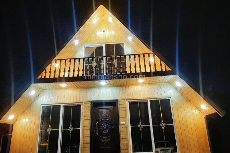 کلبه سوئیسی دوبلکس دوخواب مبله در ماسال