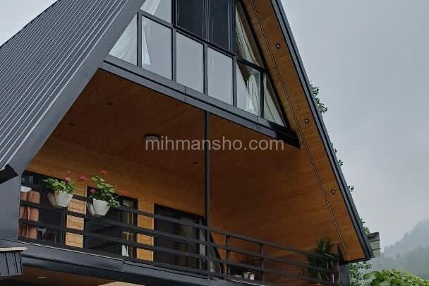 کلبه سوئیسی جنگلی دوخواب راحیل سه هزار در تنکابن