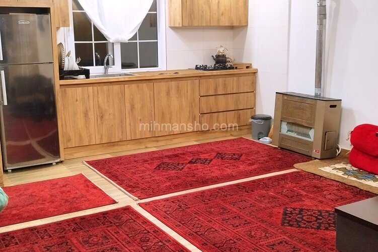 واحد دوخواب مبله در طبقه همکف ویلا ماسال