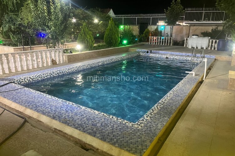 ویلا استخردار مبله تکخواب باغچه باران در چهارباغ