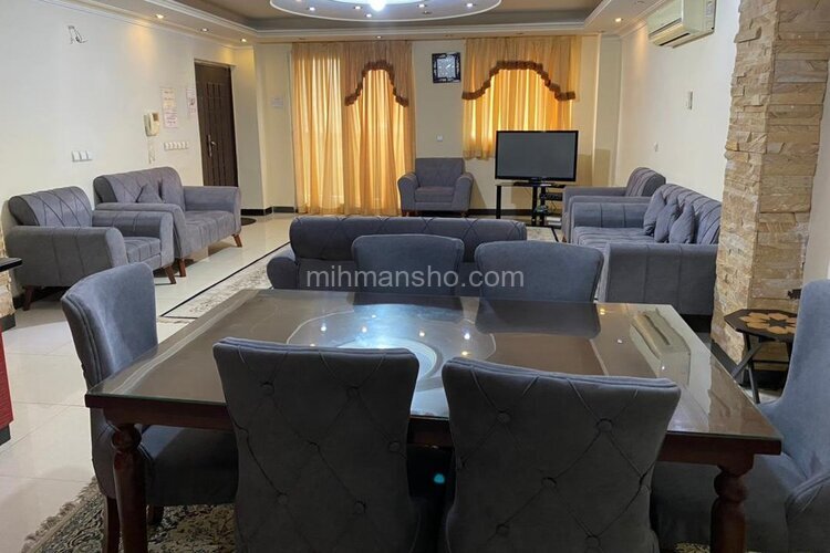 آپارتمان مبله دو خواب نیلوفر 6 در نمک آبرود