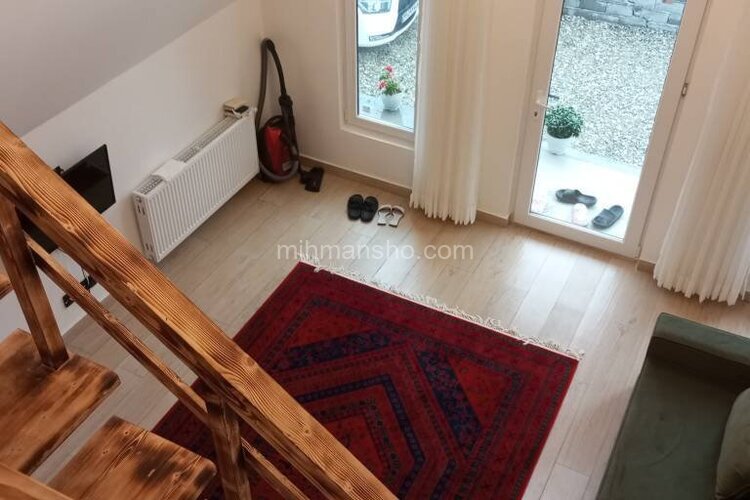 کلبه سوئیسی دوبلکس مبله تکخواب در نمک آبرود