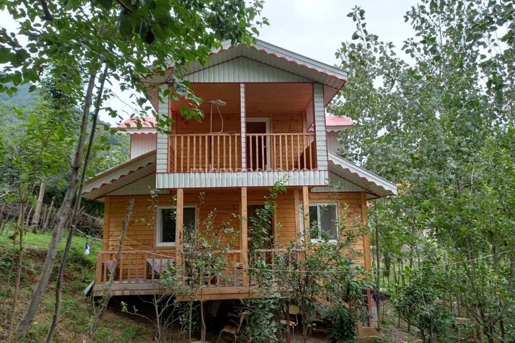 کلبه چوبی سه خواب دموکرات دو طبقه در ماسال