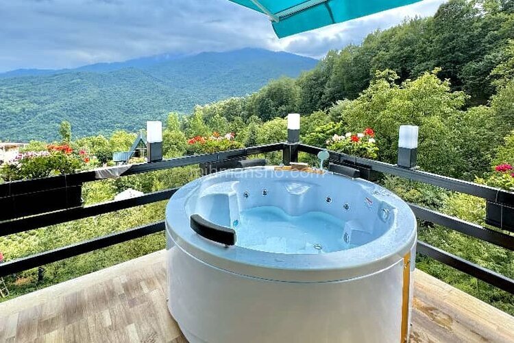 کلبه دوبلکس دوخواب جنگلی تی لند در رامسر