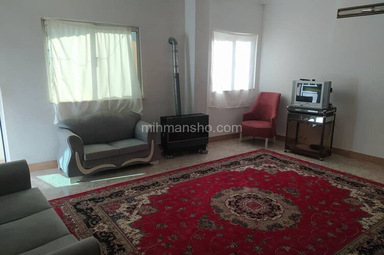 واحد مبله دوخواب در طبقه همکف ویلا قائمشهر