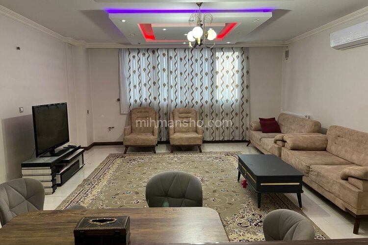 آپارتمان مبله دو خواب وحدت در شیراز