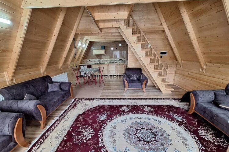 کلبه سوئیسی دوبلکس دوخواب در سوادکوه