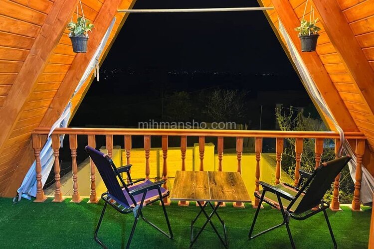 کلبه سوئیسی دوبلکس جکوزی دار در شیرگاه