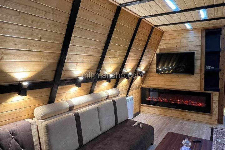 کلبه سوئیسی دوبلکس دوخواب آریایی در بندرانزلی