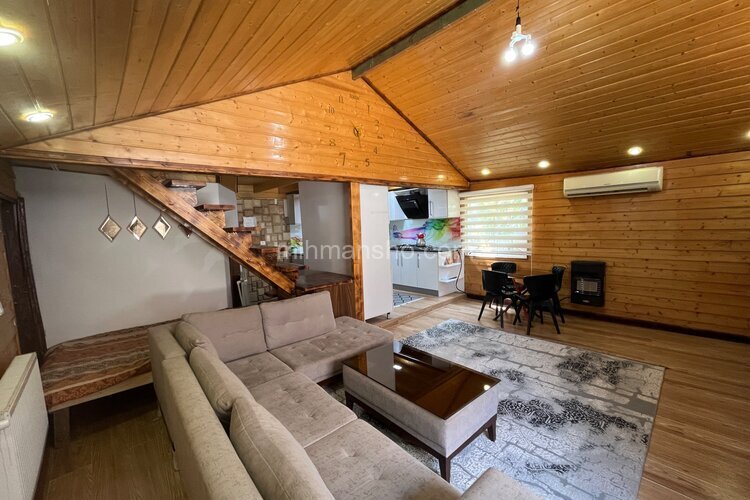 کلبه دوبلکس تک خواب ساحلی در چالوس