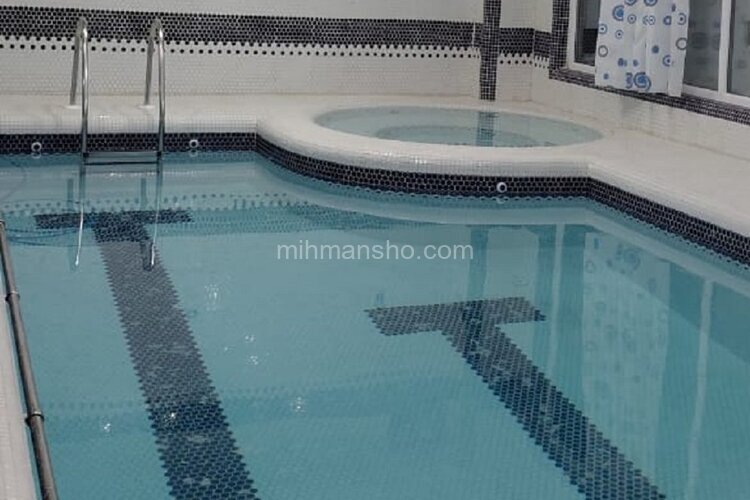 واحد استخردار دوخواب طبقه همکف ویلا در چالوس