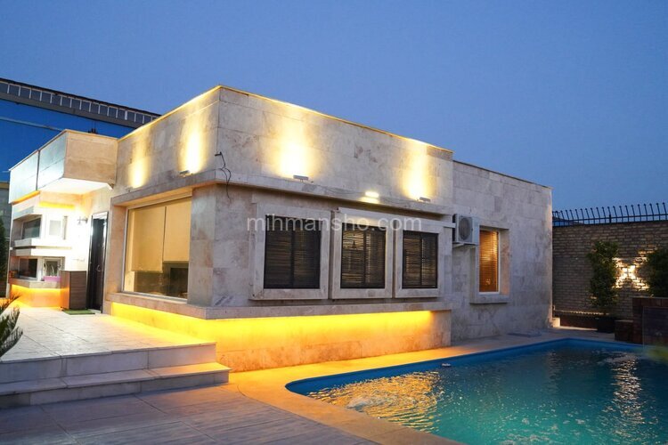 ویلا استخردار آبگرم سه خواب در کردان طاووسیه