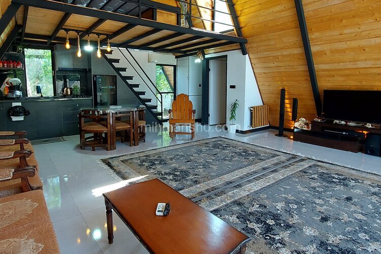 کلبه سوئیسی دوبلکس دوخواب در رشت