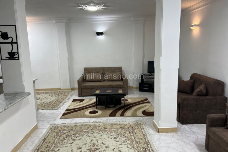 واحد مبله دوخواب در طبقه اول ویلا در فومن