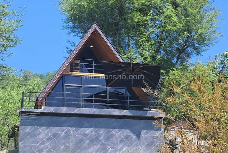 کلبه سوئیسی دوبلکس دوخواب جکوزی دار در ماسال