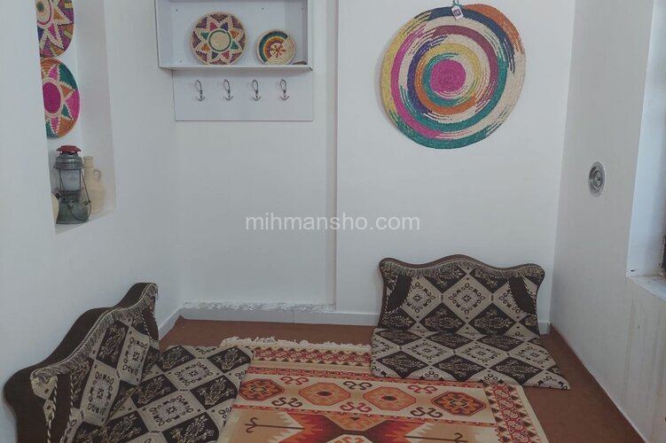 اتاق نخل در اقامتگاه بومگردی دشتی بوشهر