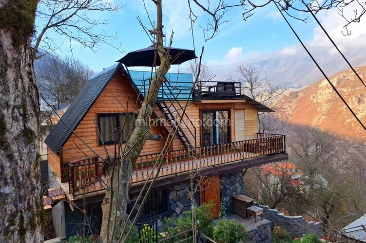 کلبه سوئیسی جکوزی دارآرتا دردالخانی رامسر