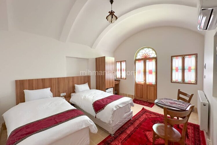 اتاق دو نفره توئین در هتل سنتی کاشان