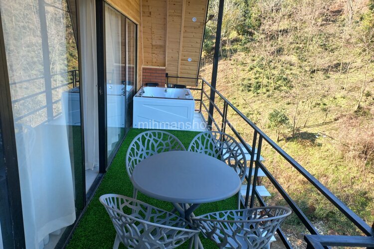 کلبه تریپلکس دوخواب تراس دار نیکا در رامسر