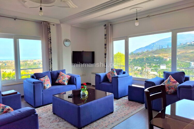 واحد دو خواب خوش نشین 2 در طبقه دوم ویلای رامسر