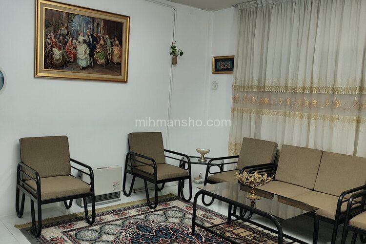 آپارتمان مبله تکخواب همکف با دسترسی خوب در مشهد | پذیرایی