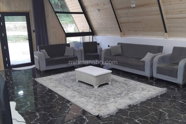 کلبه سوئیسی مبله دوخواب شیروا 3 در رضوانشهر