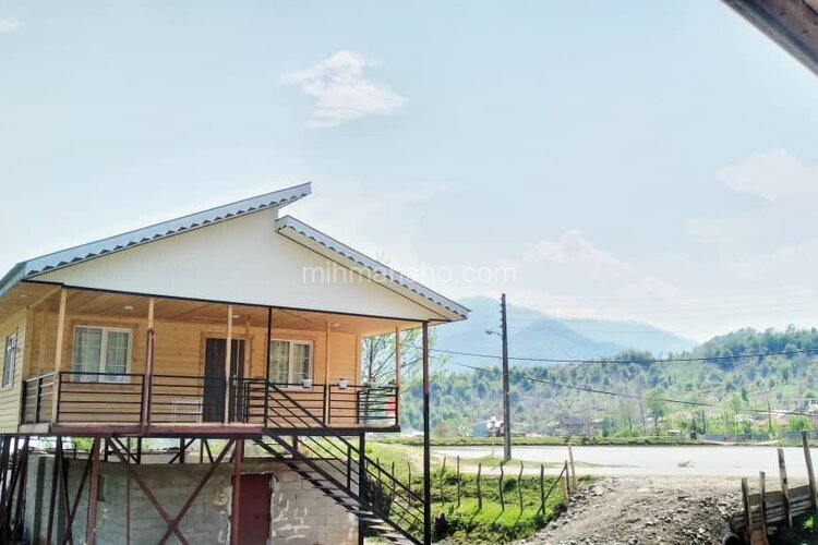 کلبه چوبی دوخواب مبله در ماسال