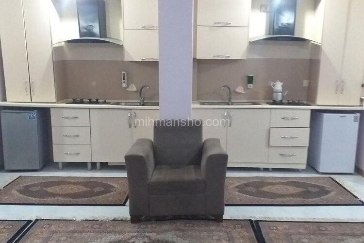 واحد مبله دو خواب در هتل آپارتمان زیباکنار